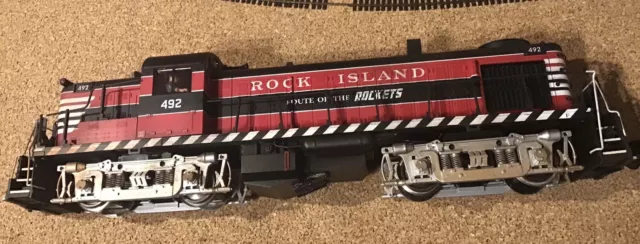 Aristocraft G Scale RS3 Diesel Locomotive Rock Island N.492 With SOUND Runs Well