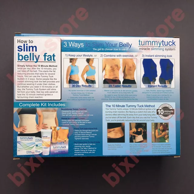 Tummy Tuck Miracle Slimming System Belt As on TV ORIGINAL & TRUSTED SIZE 1 2 3 3