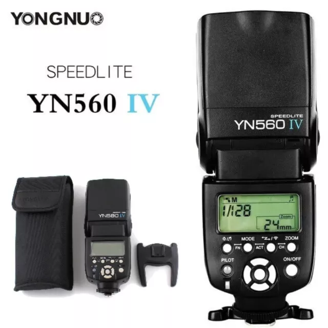 Cámara réflex digital inalámbrica Yongnuo YN560 IV YN560IV 2.4G Speedlite Fr Canon Fuji