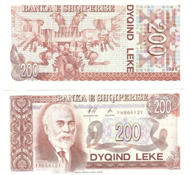 Albania - 200 Leke 1996 UNC Pick 59 Lemberg-Zp