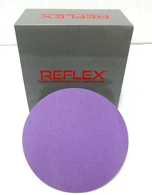 REFLEX 50x 6 inch Sanding Discs Hook Loop Sandpaper like 3M Cubitron Hookit