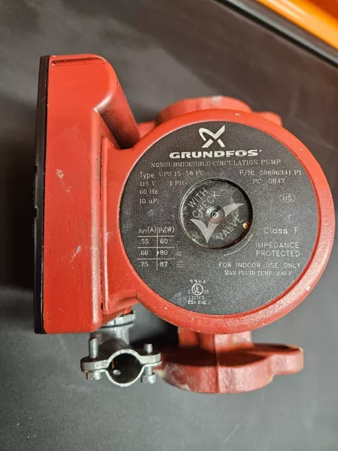 Grundfos UPS15-58FC Pump 59896341 Pump