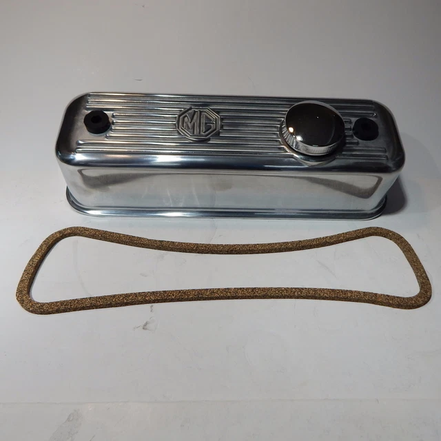 Polished Alloy Valve Cover For MG Midget 1500 & Triumph Spitfire – Includes Gasket