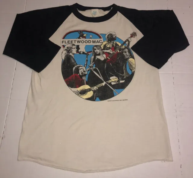 Rare Vintage 1979 Fleetwood Mac The Tusk Tour Jersey Shirt Single Stitch