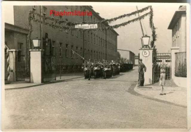 Photo allemande guerre WW2 -- Fanfare de la Wehrmacht