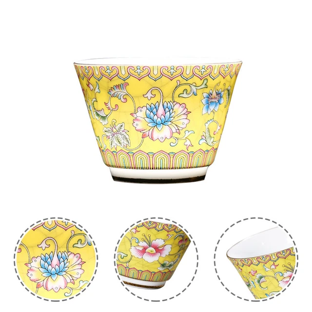 Chinese Handgefertigt Kungfu Tee Tasse Handgefertigte Emaille Keramik Teetasse