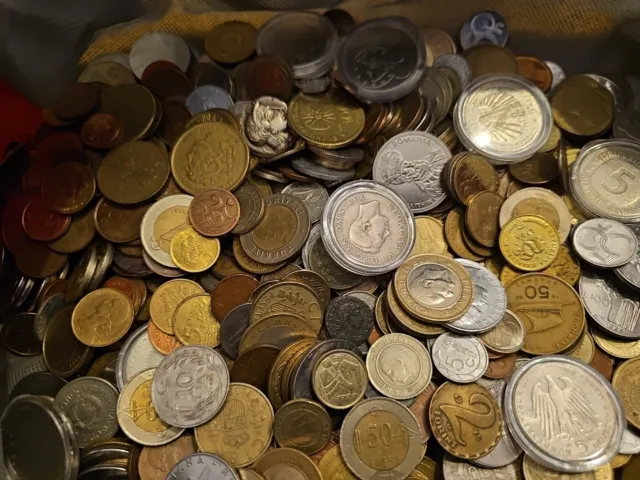 münzen konvolut sammlung 6 KG Münzen Welt Deutche Mark