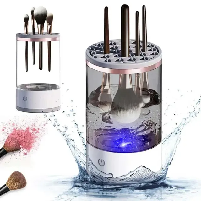 Automatic Brush Cleaner Electric Makeup Brush Cleaning Machine Fast Clean Dryer