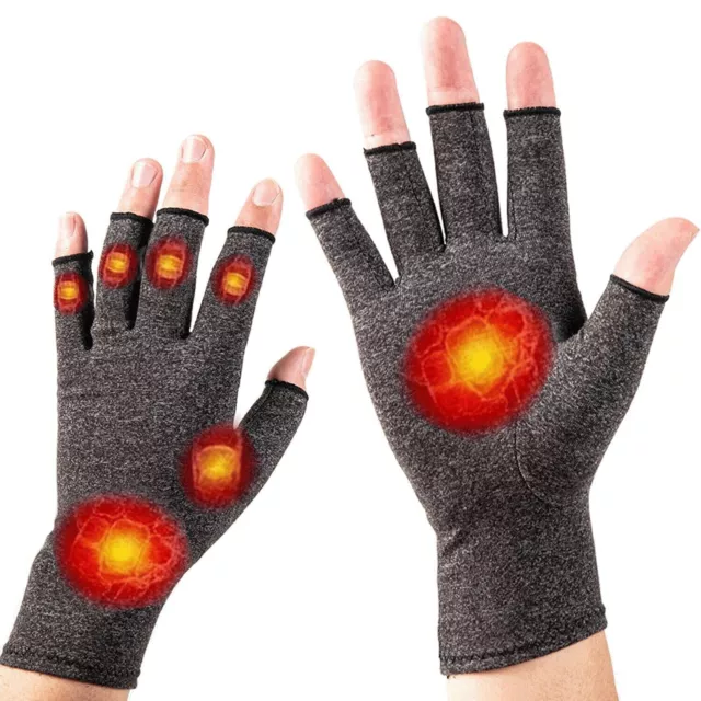 1 pairs Women Arthritis Gloves Compression Copper Pain Relief Hand Wrist Support