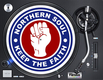 Northern Soul 12" conservare la fede DJ GIRADISCHI feltro SLIPMAT (mod WELLER Ska)