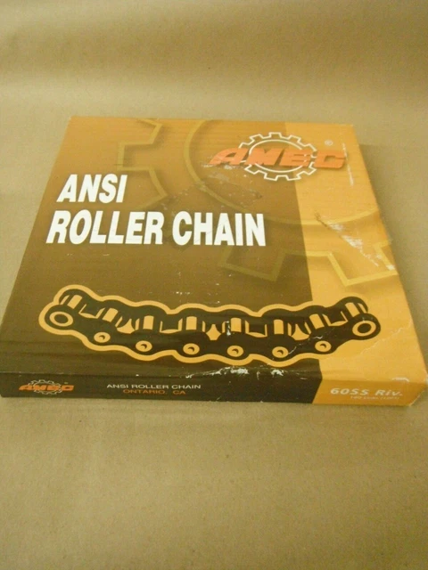 Amec 60Ss Riv 10 Ft Roller Chain 160 Links