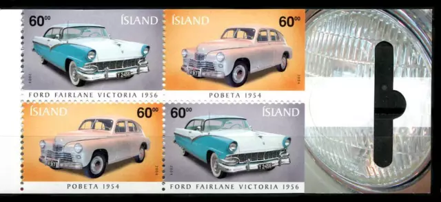 Islandia: folleto completo de autos vintage 2004 (1015a) montado sin montar o nunca montado