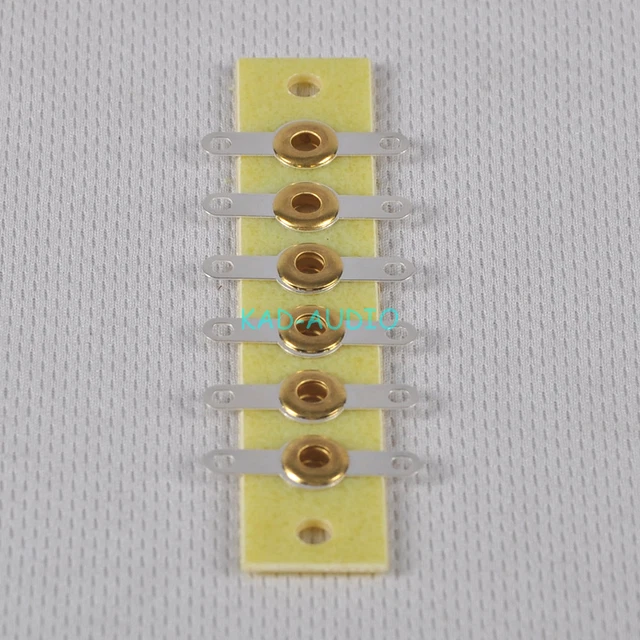 2pcs Terminal Strip Board Point to Point 6 plugs Guitar Tube Amplifier DIY