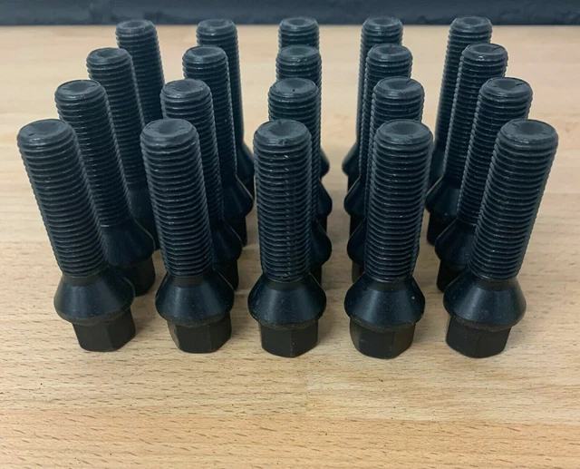 20 X M14X1.5 40Mm Long Extended Alloy Wheel Bolts Fit Vw T4 T5 T6
