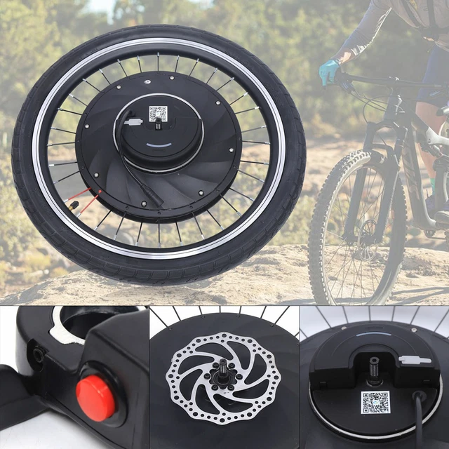 20 INCH ELECTRIC EBike Front Wheel Bicycle Motor Conversion Set Tire W