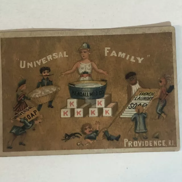 Universal Family Victorian Trade Card Providence Rhode Island VTC2