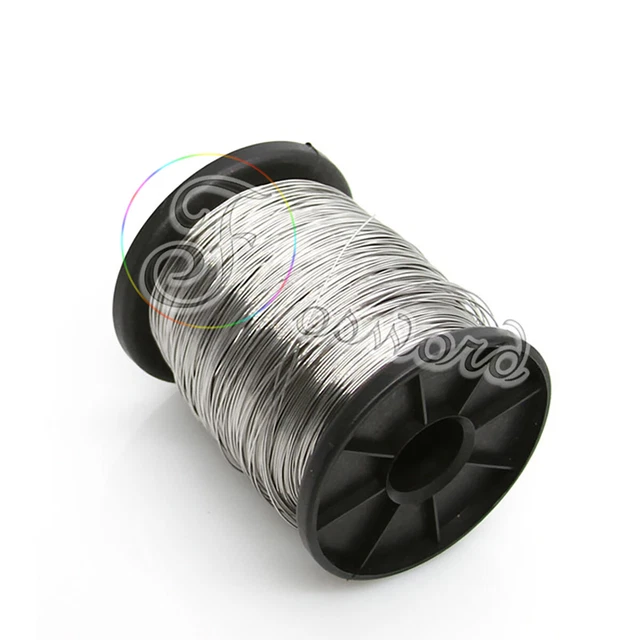 Produktbild von 304 Edelstahldraht 60 Meter – 1 Mm Weich, Rostfrei, Für DIY, Schmuck, Garten, Bonsai – Einfach Formbar
