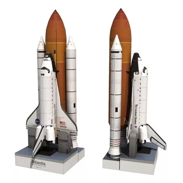 1:150 Space Shuttle Space Rocket Model DIY 3D Paper Card Model Construction T#DC