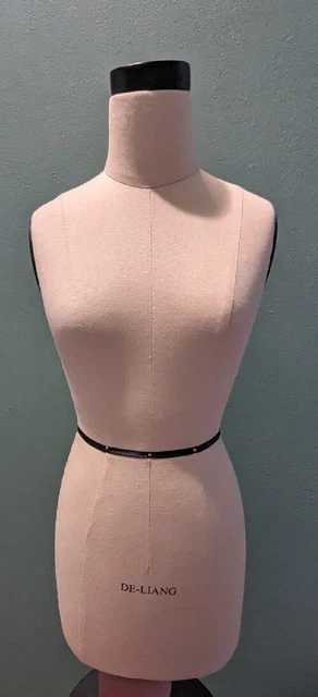 DE-LIANG Half Scale Mannequin Female Tailor Custom Linen Dress Sewing Dummy