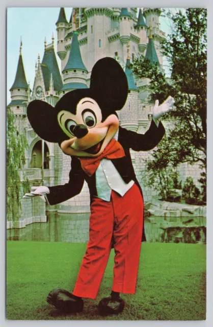Orlando Florida, Walt Disney World Mickey Mouse Welcome, Vintage Postcard