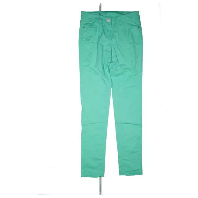 Pantaloni jeans Silvian Heach stretch slim low 42 (D38) M W29 L32 nuovi di zecca verde sottile NUOVI