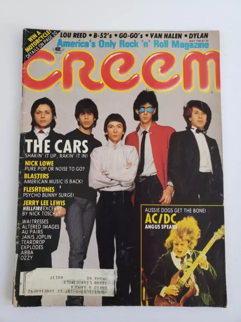 Creem Magazine MAY 1982 JOHN BELUSHI TRIBUTE Agent Orange Ad Go Go's Poster YEAH