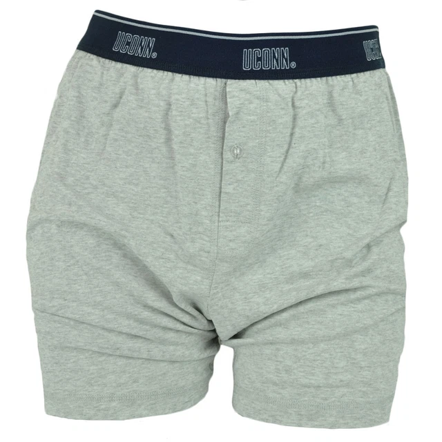 NCAA Connecticut UConn Huskies Mens Boxer Shorts Under Wear Briefs Grey NCAA Connecticut UConn Huskies Mens Boxer Shorts Under Wear Briefs Grey