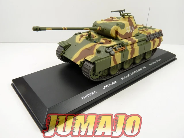 ODEON - Char Panther G 301 (1/43) - Véhicule Militaire Ardennes 1944 - Collection