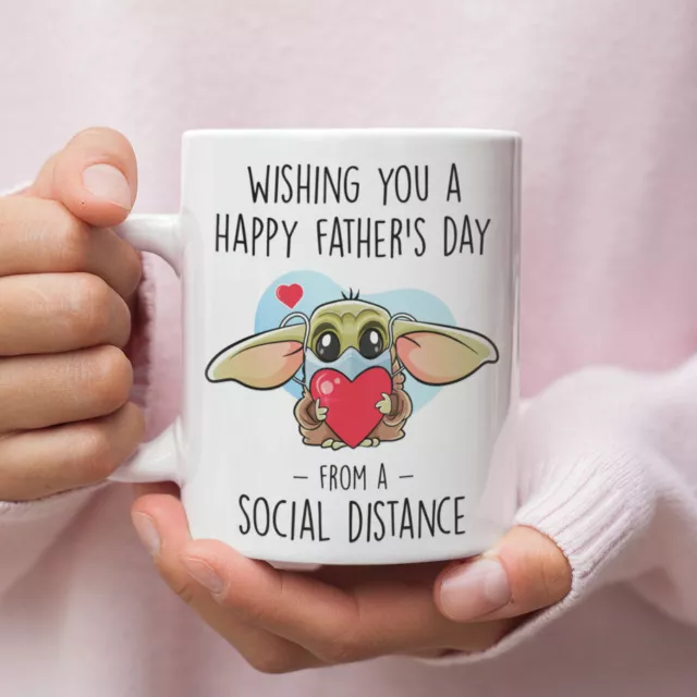 Super Cute Fathers Day Mug Gift For Dad Fathers Dad Social Distancing Gift Dad