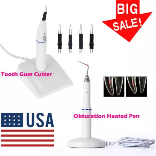 Dental Cordless Gutta Percha Obturation System Endo Heated Pen Tooth Gum Cutter