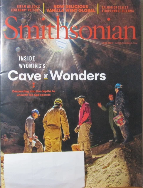 SMITHSONIAN MAGAZINE JUNE 2025 - Inside Wyoming's Cave Of Wonders £3.52 ...