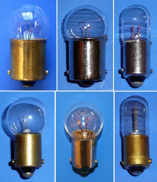 Lampen Lamps Bulbs Birnen f. Hickok Röhrenprüfgerät Tube Tester #47 #49 #63 #81