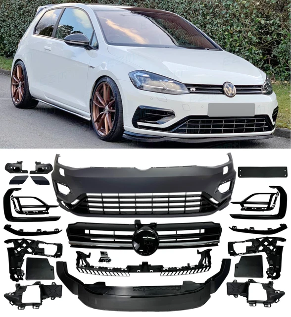 Front Bumper Body Kit Mk7.5 Golf R Look Primed For Vw Golf Mk7 2012-2016