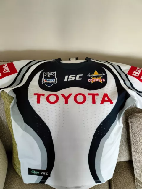 North Queensland Cowboys Rugby Jersey NRL Shirt Australia Large 2004? Vintage