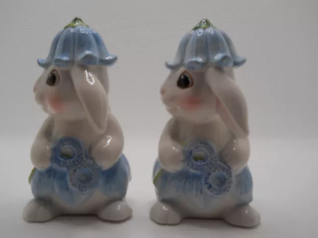 Fritz & Floyd Essentials Halloween Bunny Blooms set of 3 Figurines