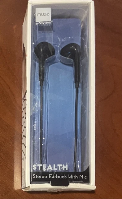 MUZE BY VIVITAR RIPPLE True Wireless Bluetooth Earbuds Black