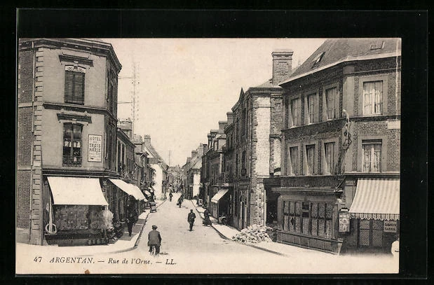 CPA Argentan, Rue de l´Orne