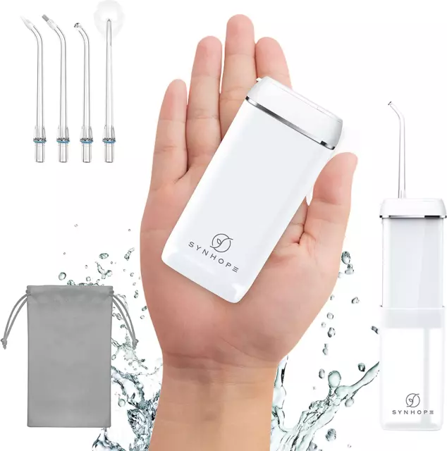 Idropulsore Dentale Portatile (Mini Cordless) Irrigatore Dentale,Serbatoio Dell'