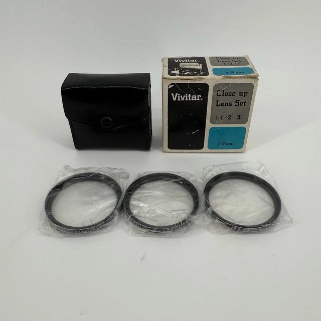 Vivitar 52mm Close Up Lens Set +1 +2 +4 +10 - Kamera Express