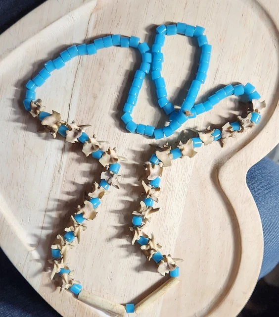 Unusual Glass and Bone Trade Beads