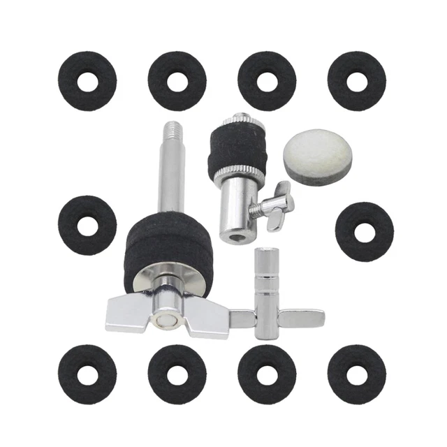 Drum Kit Parts Hi-hat Stand Screw+Drum Key+Cymbal Clutch+Pedal Beater Hammer