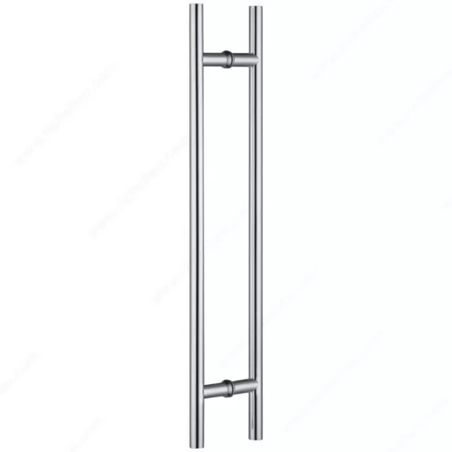 48" Entry Door Pull Handle stainless steel Ladder Handle for glass or wood door
