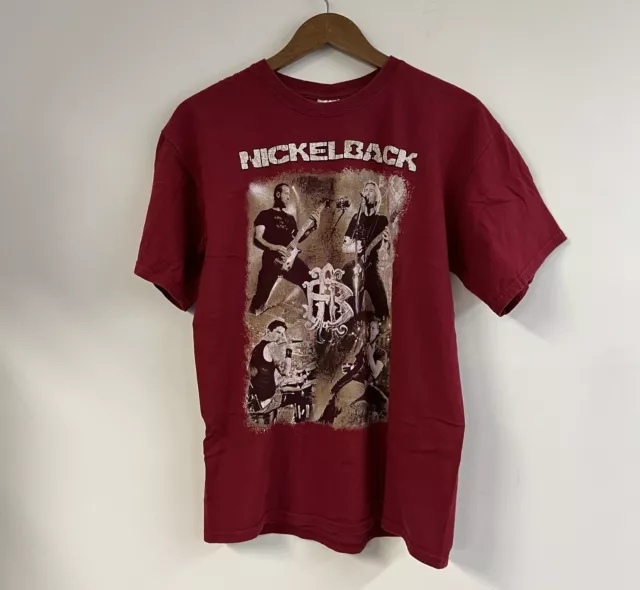 2009s Nickelback Band Dark Horse Tour Concert Double Sided T-Shirt Adult Large