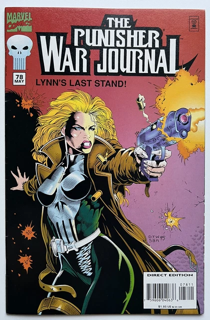 Punisher War Journal #78 - Lynn Michaels As Punisher - Marvel - 1995 - Low Print