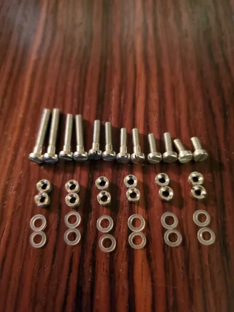 Juego de 36 piezas de tornillos de montaje para cabezal de aluminio