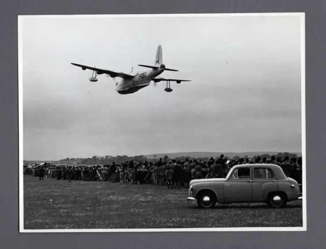 Short Sunderland Flying Boat Original Vintage Press Photo Raf Ww2 10