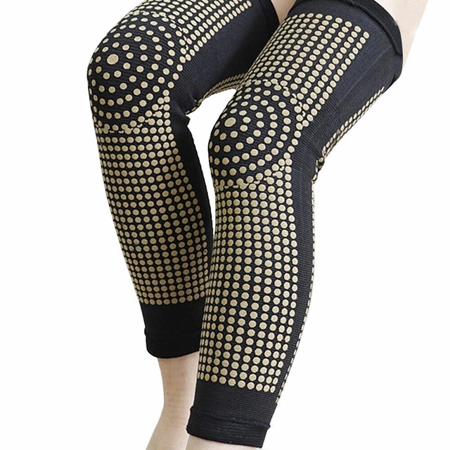 KNEECA Tourmaline Acupressure Self-Heating Knee Sleeve,Detox Sculpting Knee Pads