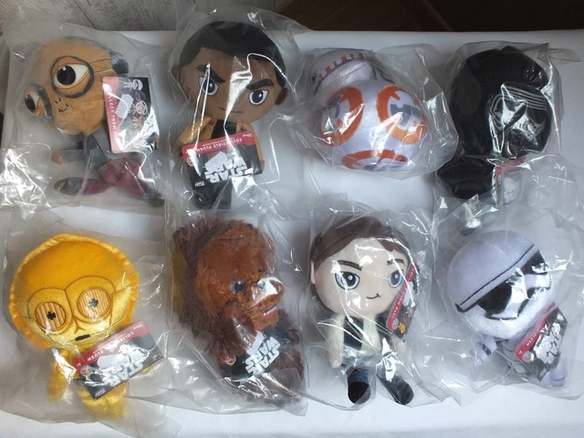 RARE LOT de 8 Peluches de Collection STAR WARS FUNKO