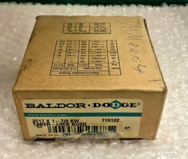 Baldor Dodge 2517X1-7/8-KW Bushing 119122