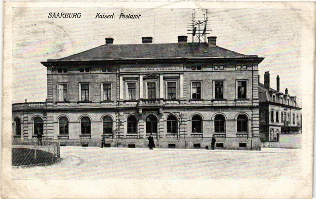 CPA AK SARREBOURG - SAARBURG i. L. - Kaiserl. Postamt (387708)